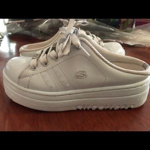 Skechers White Slip Ons